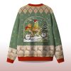 2025 Frog Reading Ugly Christmas Sweater