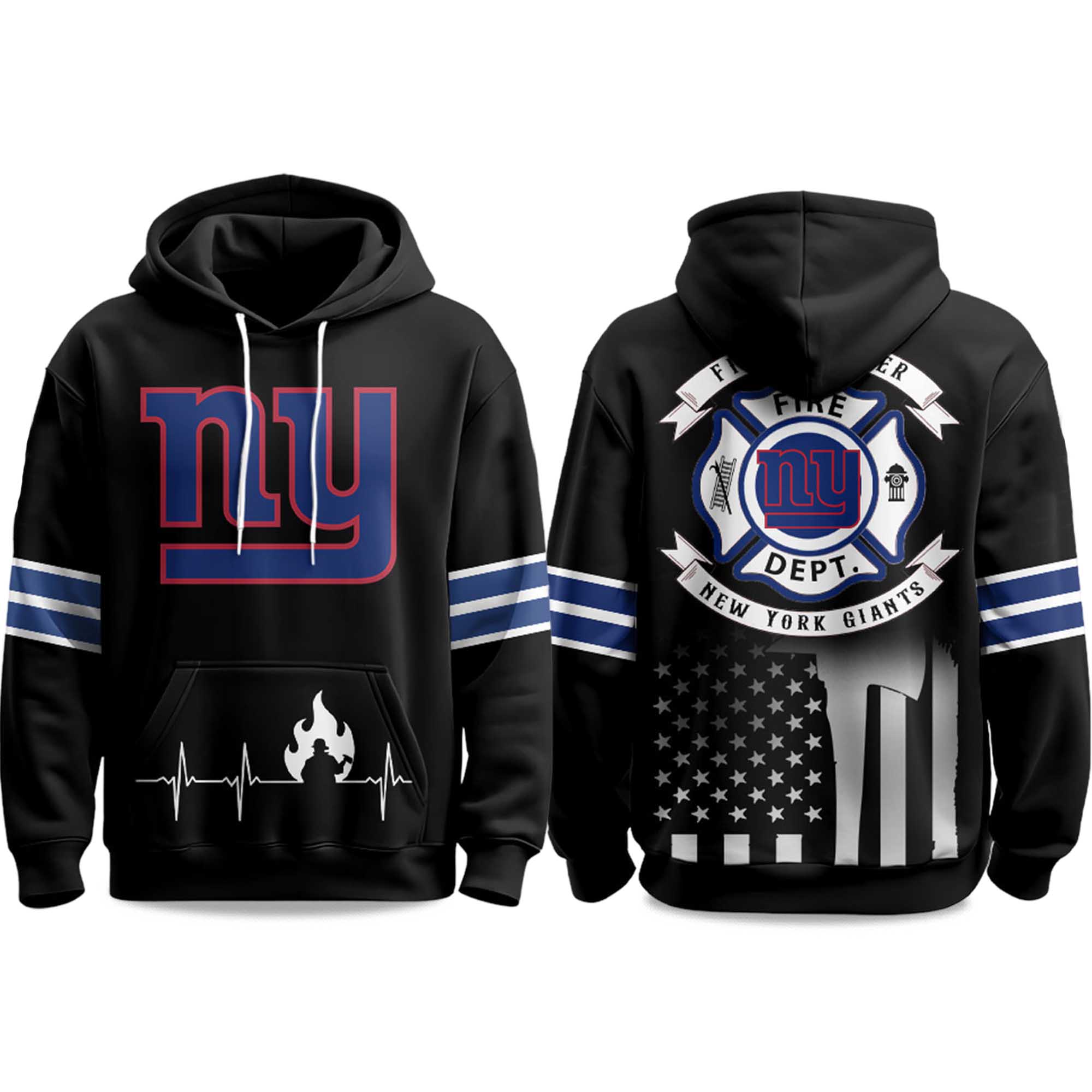 2025 Giants Firefighter Appreciation Day Hoodie 2025 Giants Firefighter Appreciation Day Hoodie