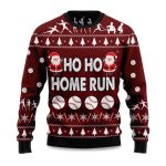 2025 Ho Ho Home Run Ugly Christmas Sweater