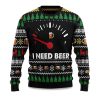 2025 I Need Beer Ugly Christmas Sweater 1
