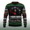 2025 I Need Beer Ugly Christmas Sweater 2