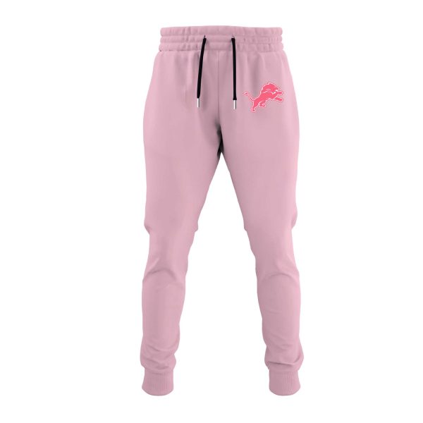 2025 Lions Breast Cancer Awareness Month Hoodie 3