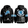 2025 Lions Firefighter Appreciation Day Hoodie 1