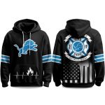 2025 Lions Firefighter Appreciation Day Hoodie