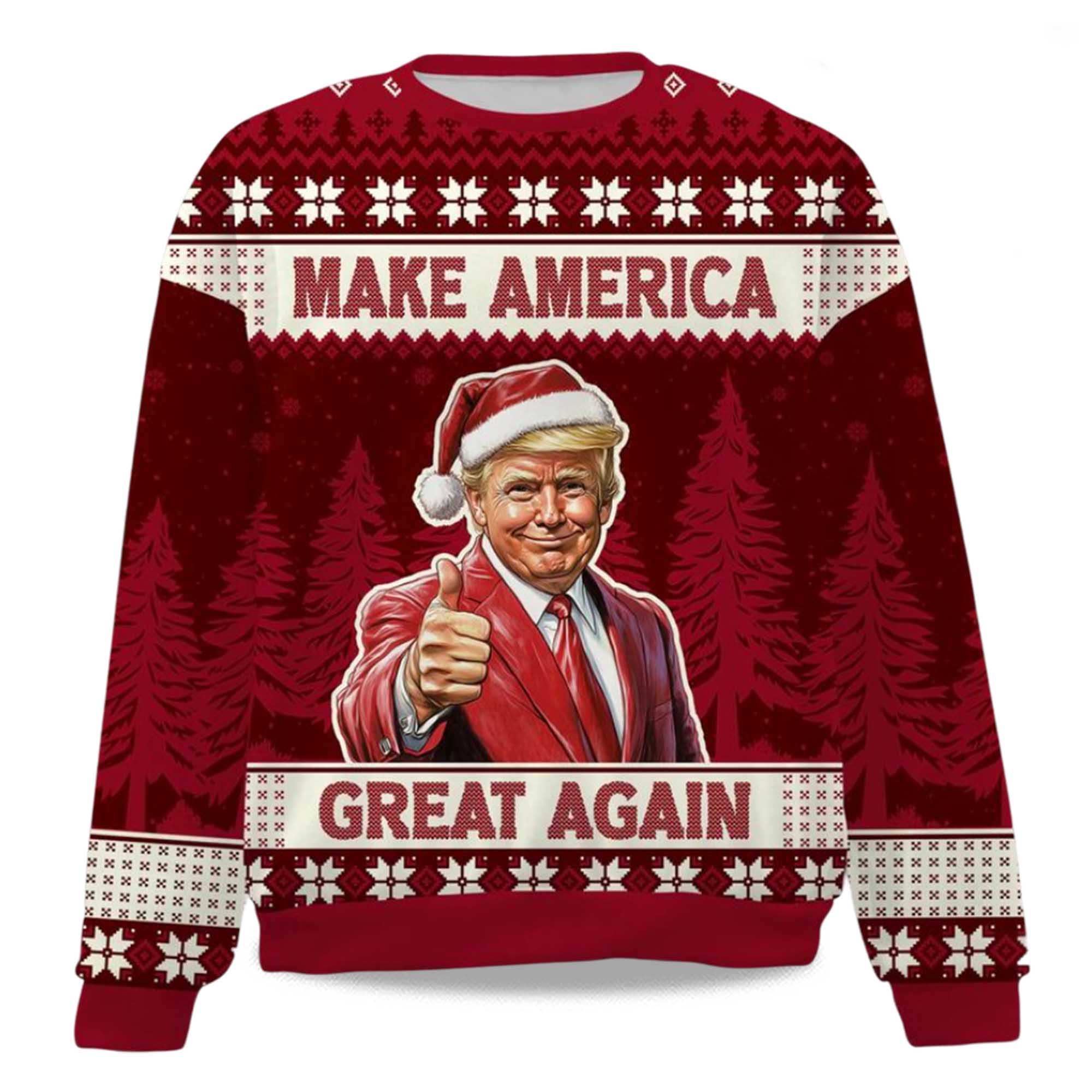 2025 Make America Great Again Christmas Ugly Sweater 2 2025 Make America Great Again Christmas Ugly Sweater