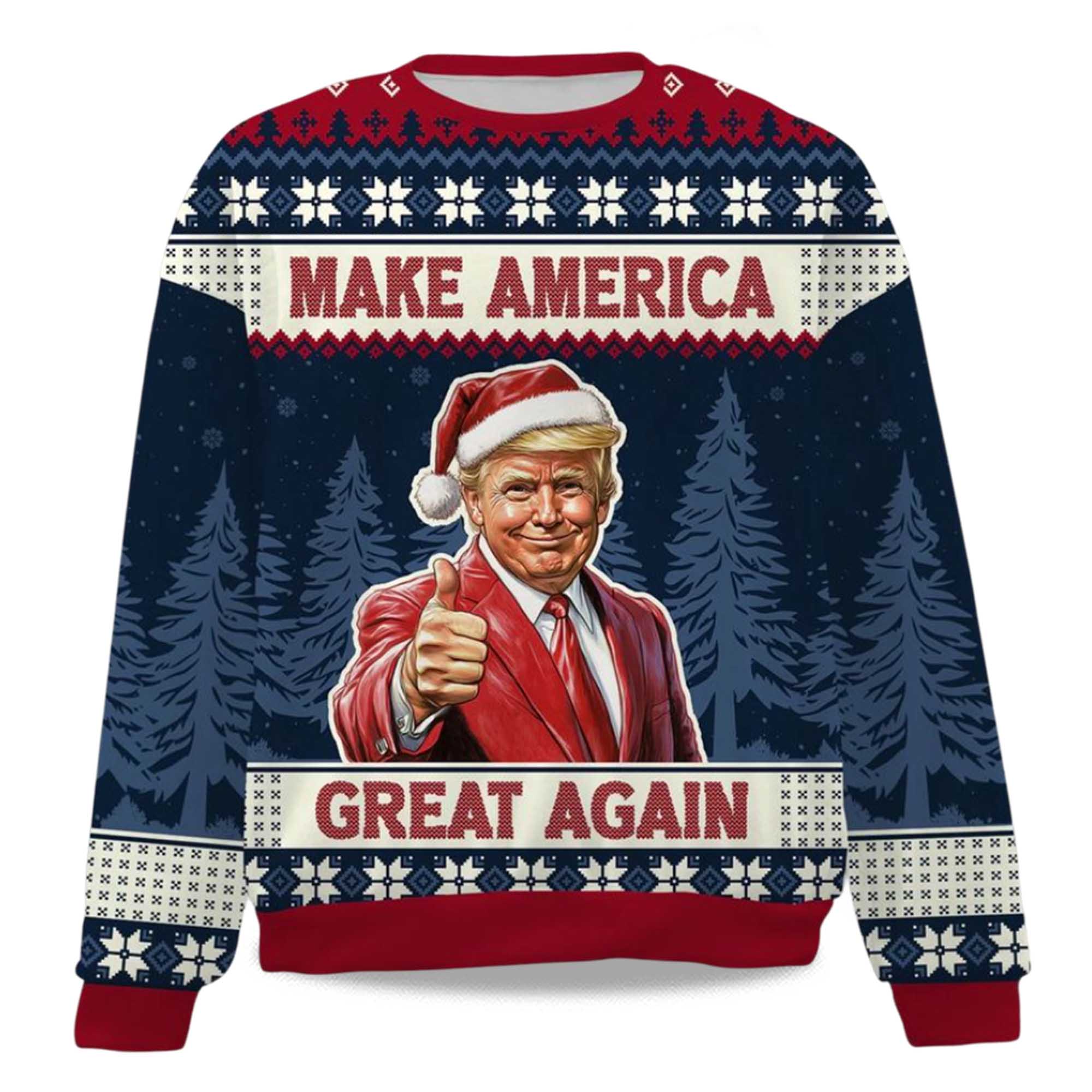 2025 Make America Great Again Christmas Ugly Sweater 3 2025 Make America Great Again Christmas Ugly Sweater