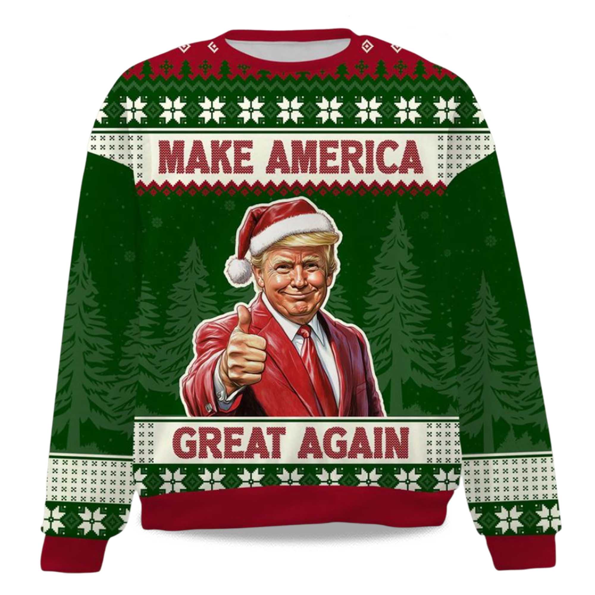2025 Make America Great Again Christmas Ugly Sweater 4 2025 Make America Great Again Christmas Ugly Sweater