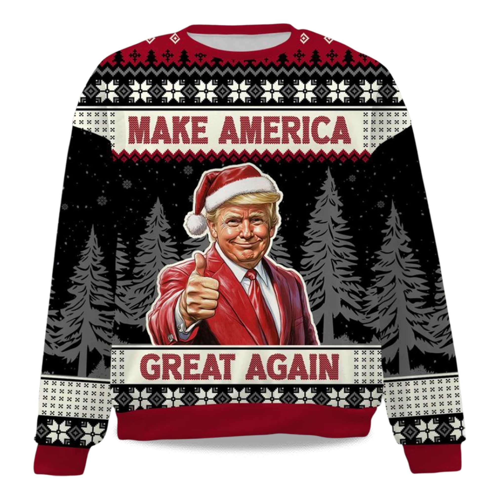 2025 Make America Great Again Christmas Ugly Sweater 2025 Make America Great Again Christmas Ugly Sweater