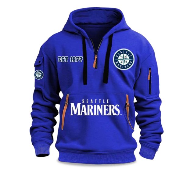 2025 Mariners EST 1977 Quarter Zip Hoodie