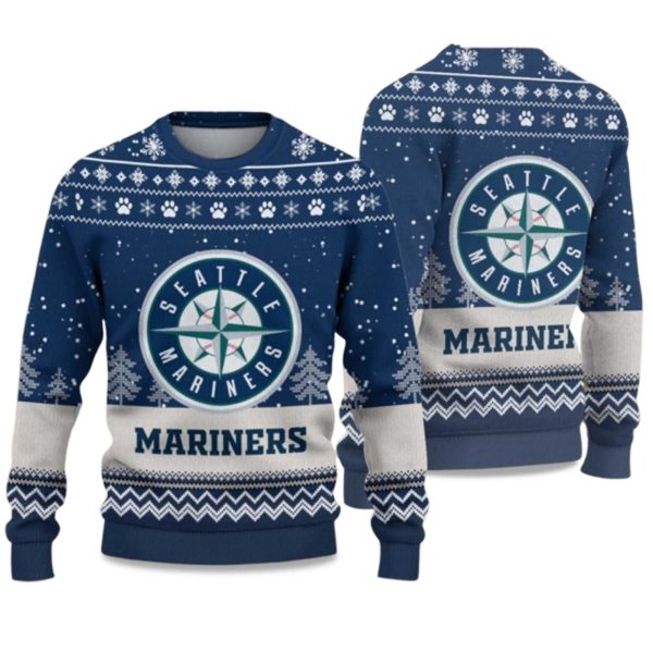 2025 Mariners Ugly Christmas Sweater 1