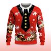 2025 Mock Collar and Suit Design Ugly Christmas Sweater 2