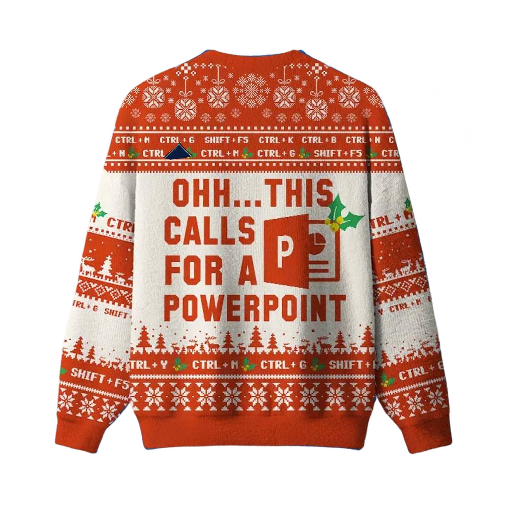 2025 Ohh This Calls For A Spreadsheet Christmas Ugly Sweater 2 2025 Ohh This Calls For A Spreadsheet Christmas Ugly Sweater