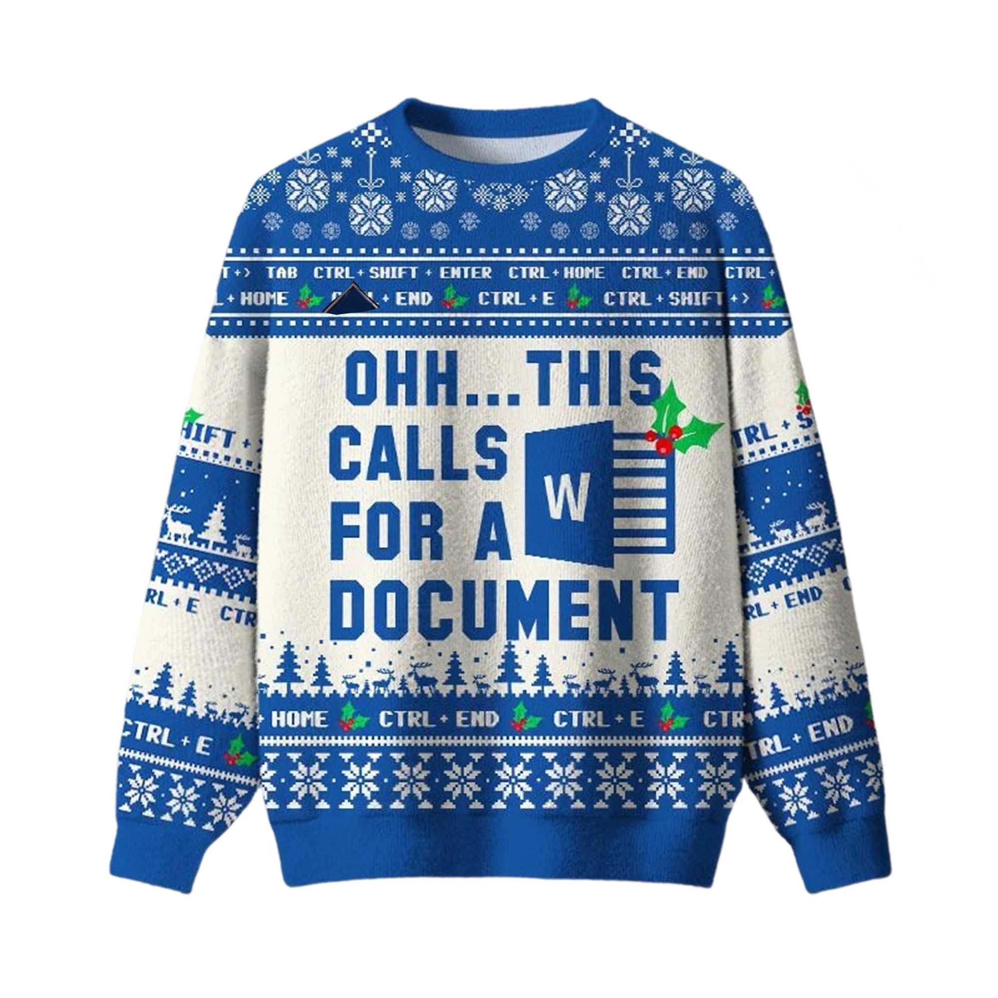 2025 Ohh This Calls For A Spreadsheet Christmas Ugly Sweater 3 2025 Ohh This Calls For A Spreadsheet Christmas Ugly Sweater