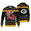 2025 Packers Santa Claus Ugly Christmas Sweater 1