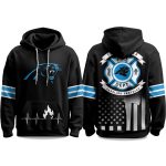2025 Panthers Firefighter Appreciation Day Hoodie