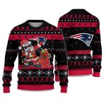 2025 Patriots Santa Claus Ugly Christmas Sweater