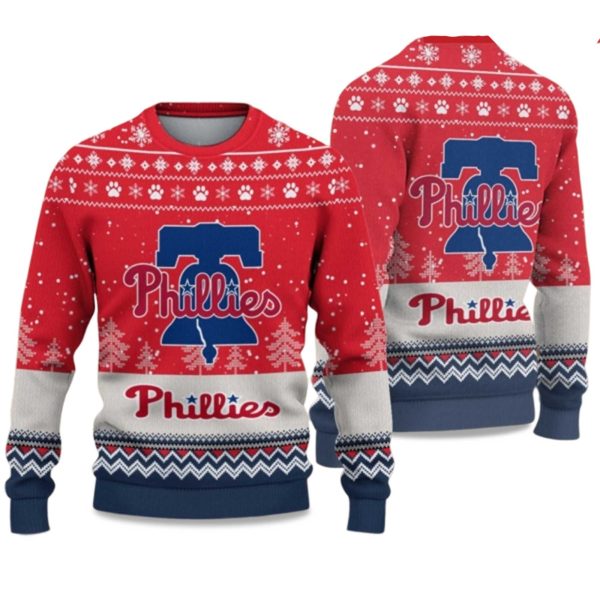 2025 Phillies Ugly Christmas Sweater 1
