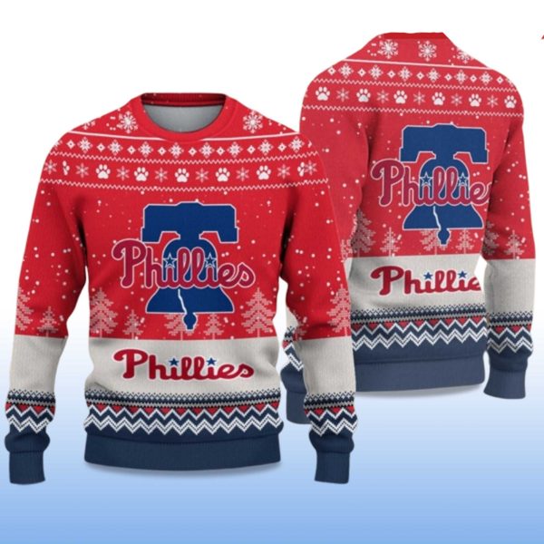 2025 Phillies Ugly Christmas Sweater 2