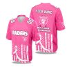 2025 Raiders Breast Cancer Awareness Football Jersey 1