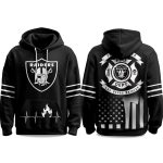 2025 Raiders Firefighter Appreciation Day Hoodie