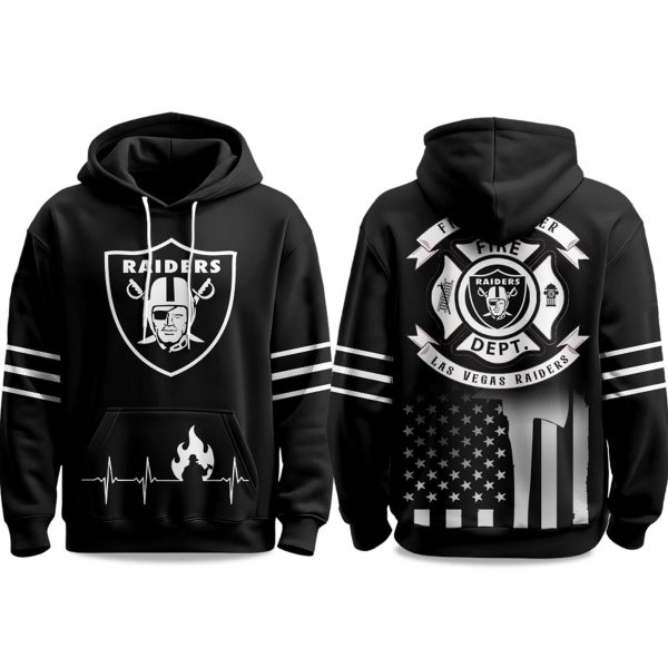 2025 Raiders Firefighter Appreciation Day Hoodie 1