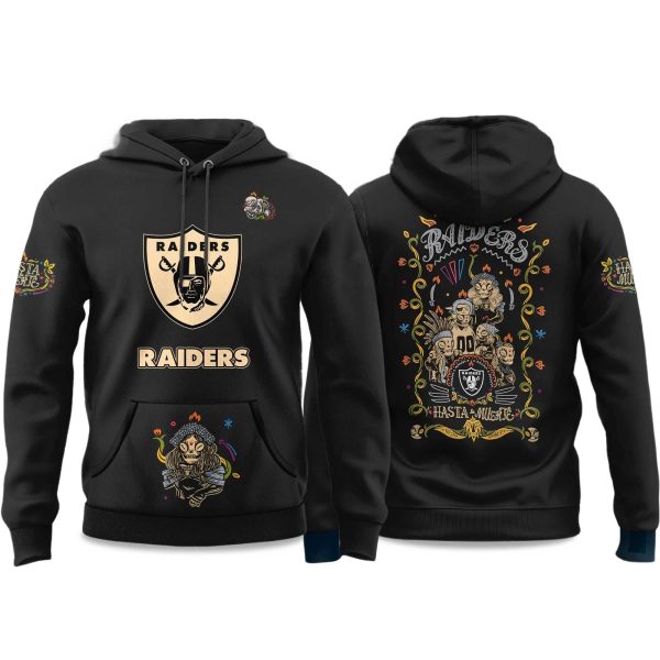 2025 Raiders Hasta la Muerte Hoodie 1