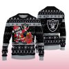 2025 Raiders Santa Claus Ugly Christmas Sweater 2