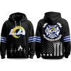 2025 Rams Firefighter Appreciation Day Hoodie 1