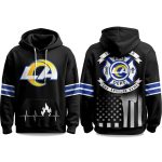 2025 Rams Firefighter Appreciation Day Hoodie