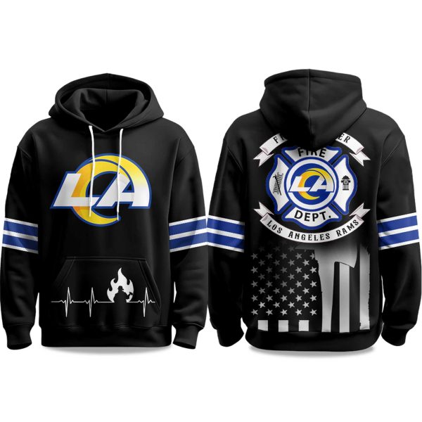 2025 Rams Firefighter Appreciation Day Hoodie 1