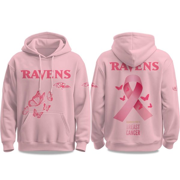 2025 Ravens Breast Cancer Awareness Month Hoodie 1
