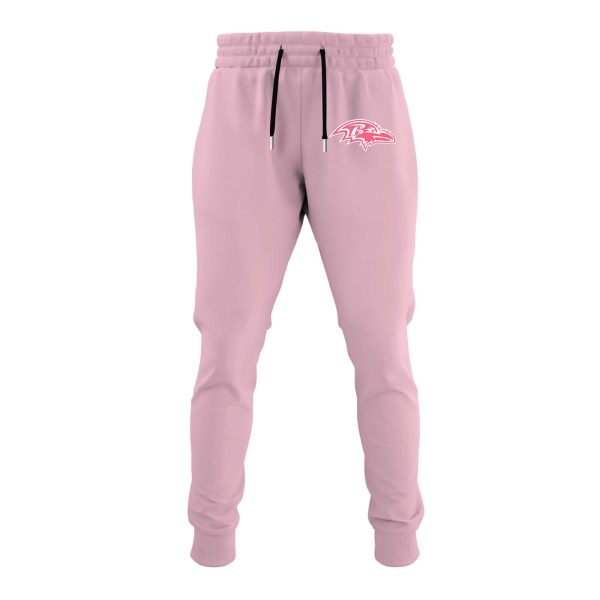 2025 Ravens Breast Cancer Awareness Month Hoodie 3