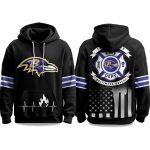 2025 Ravens Firefighter Appreciation Day Hoodie