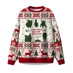 2025 Read Books Be Kind Stay Weird Ugly Christmas Sweater