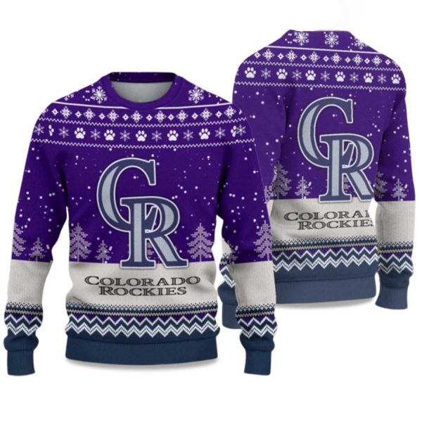 2025 Rockies Ugly Christmas Sweater 1