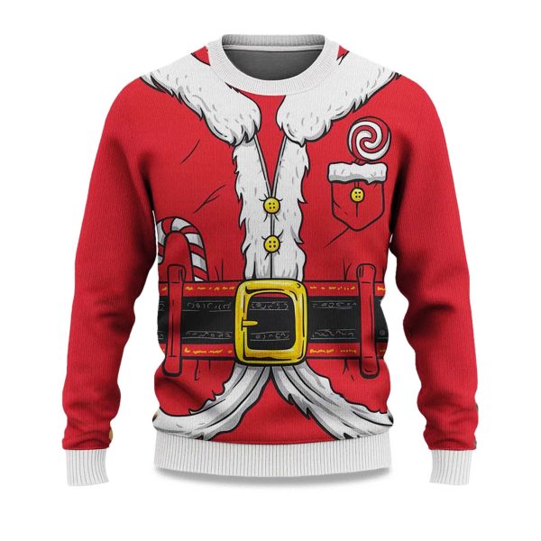 2025 Santa Claus Ugly Christmas Sweater 1