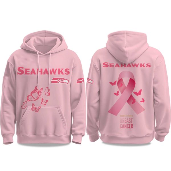 2025 Seahawks Breast Cancer Awareness Month Hoodie 1