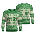 2025 Spreadsheet Excel Spreadsheet Ugly Christmas Sweater