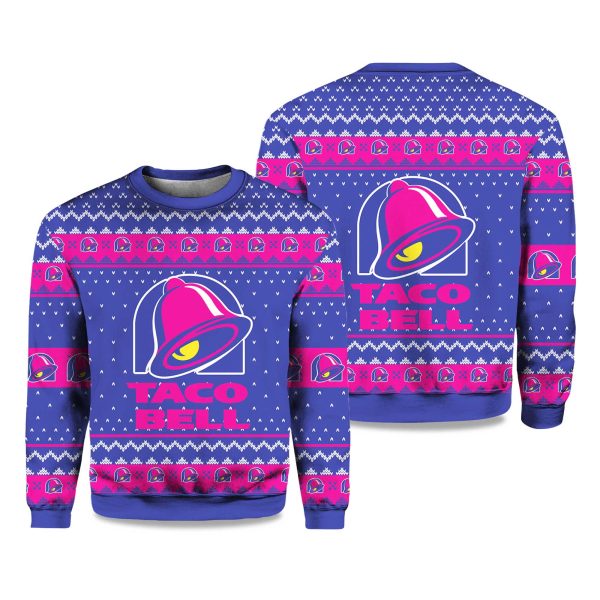 2025 Taco Bell Ugly Christmas Sweater 1