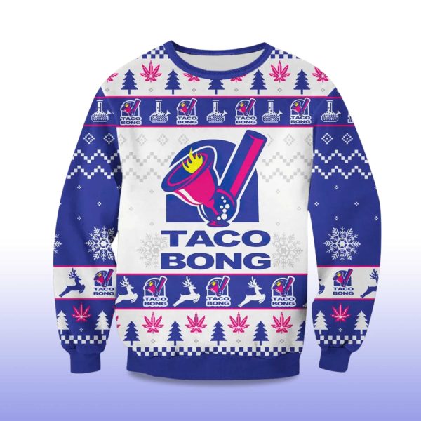 2025 Taco Bong Christmas Ugly Sweater 2