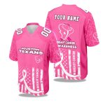 2025 Texans Breast Cancer Awareness Football Jersey