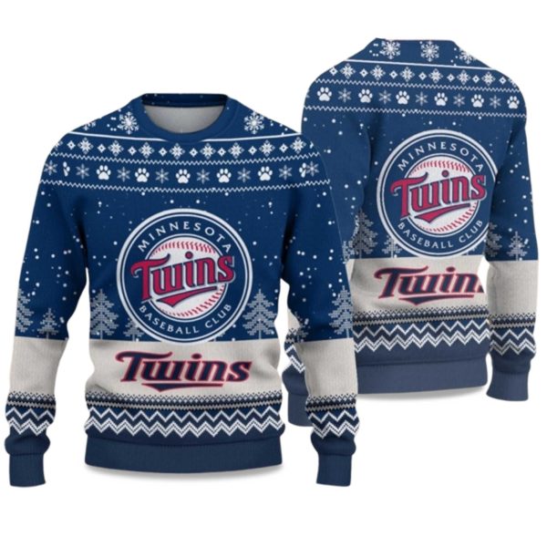 2025 Twins Ugly Christmas Sweater 1