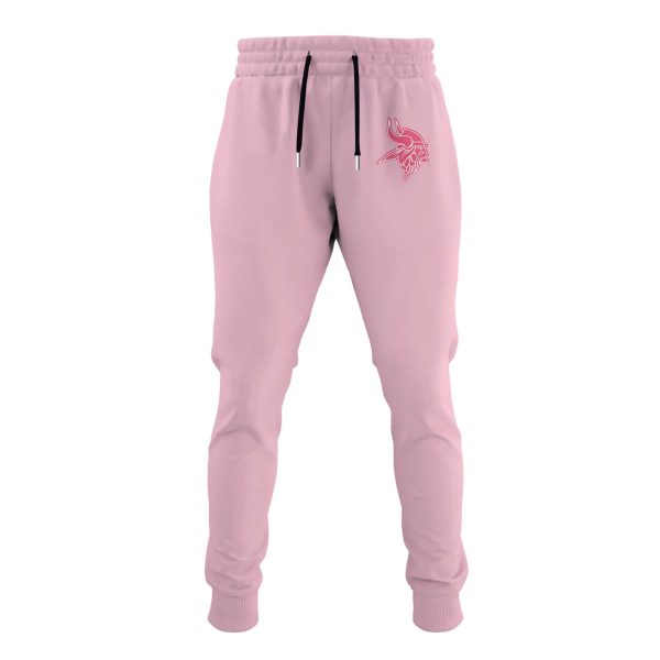 2025 Vikings Breast Cancer Awareness Month Hoodie 2