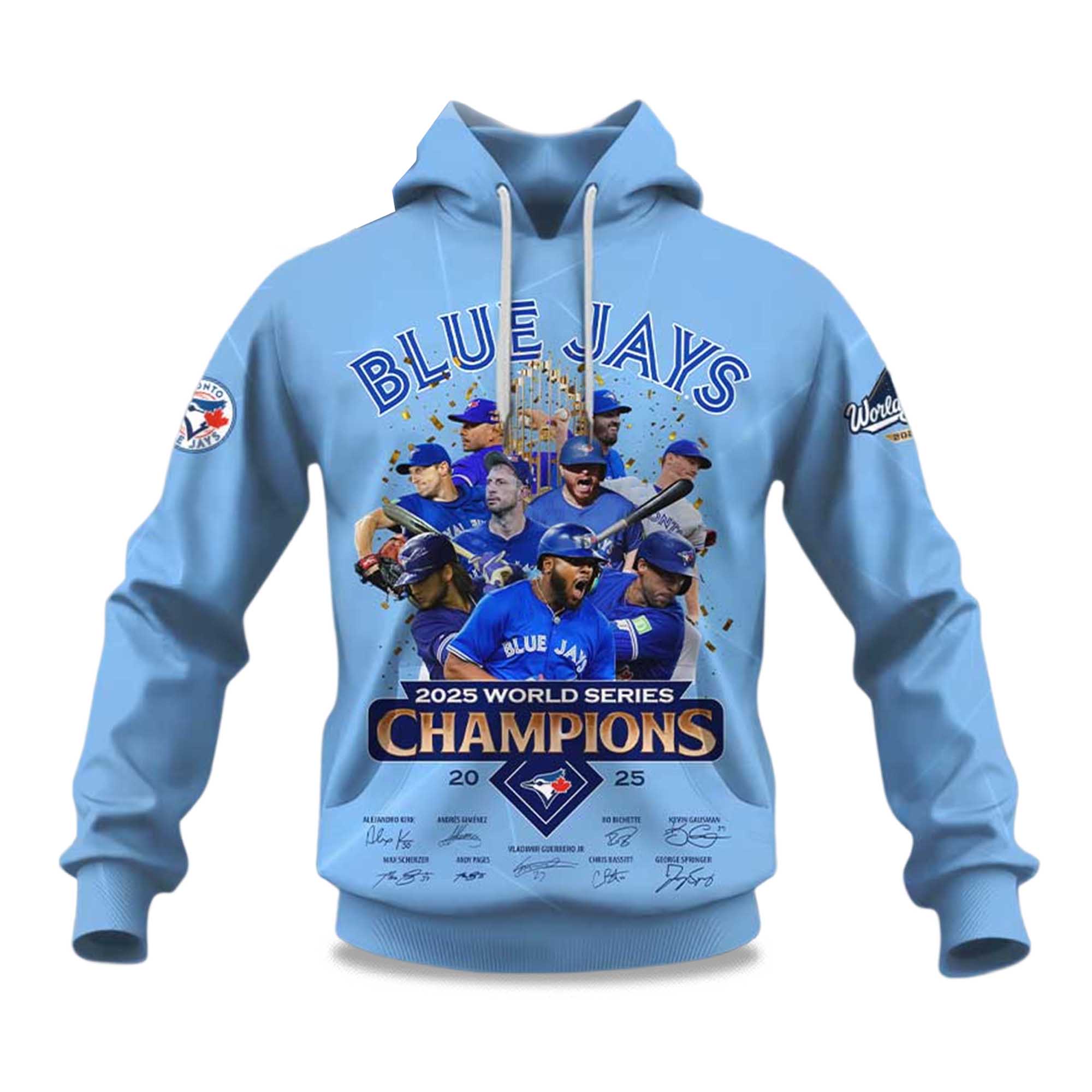 2025 World Series Champions Blue Jays Hoodie 3 2025 World Series Champions Blue Jays Hoodie