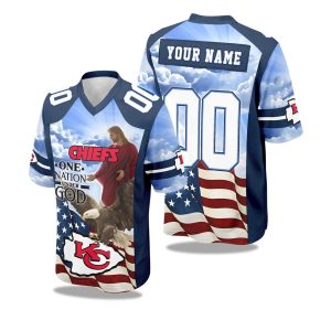 Chiefs One Nation Under God American 2025 Football Jersey 1