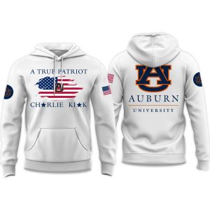 Auburn University A True Patriot Charlie Kirk 2025 Hoodie (1)