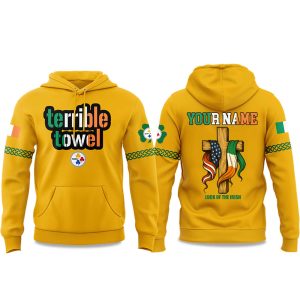 Steelers Ireland Luck of The Irish 2025 Hoodie 1
