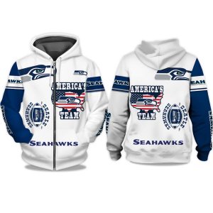 Seahawks Americas Team Zip Hoodie 1