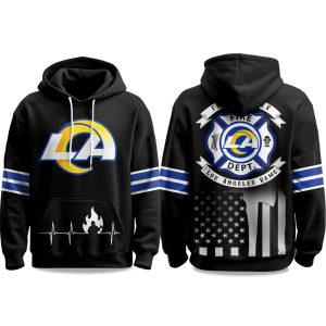 2025 Rams Firefighter Appreciation Day Hoodie 1