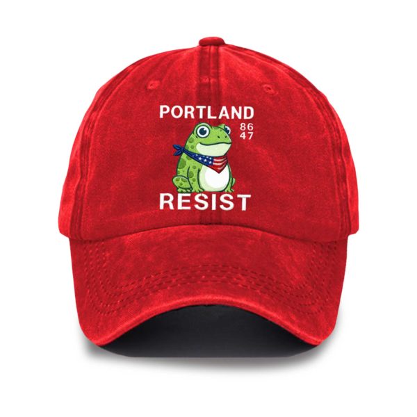 8647 Portland Frog Resist Baseball Cap